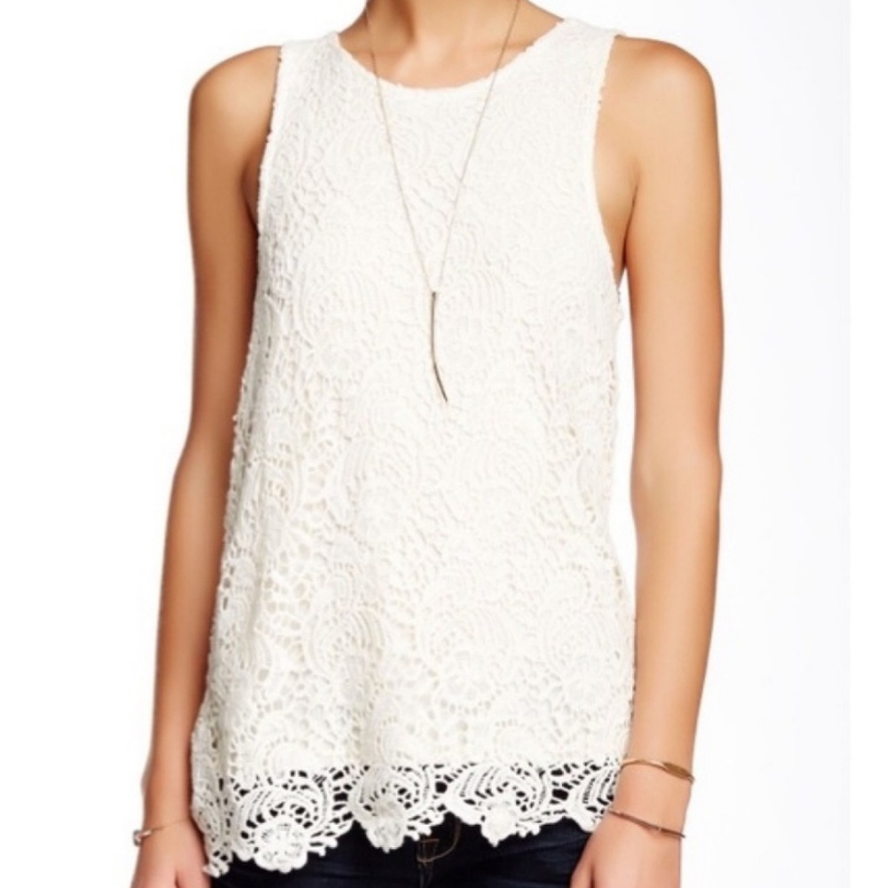 Lucky Brand Crochet Top